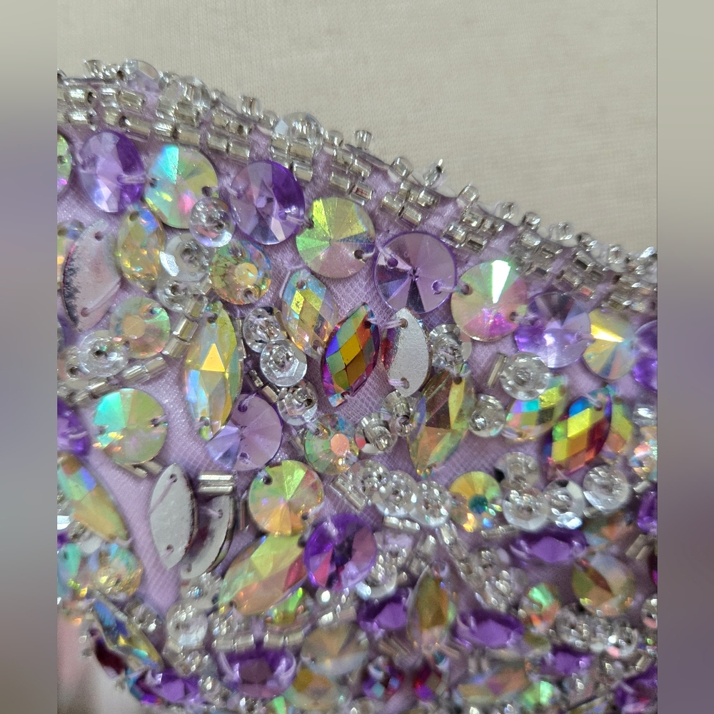 Morilee Lavender Beaded Ball Gown - Picture 6 of 13